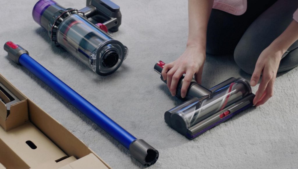 bàn chải máy hút bụi Dyson không chạy